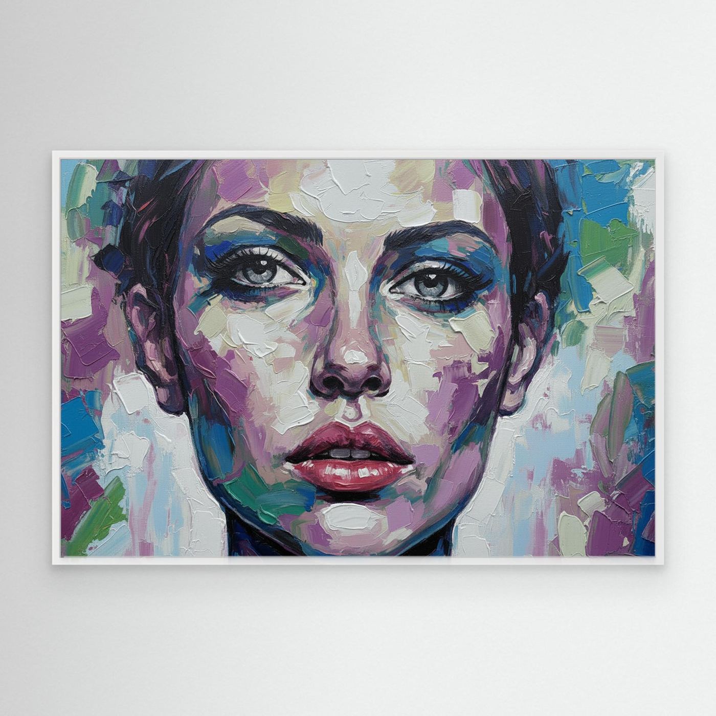  Chromatic Gaze Wall Canvas