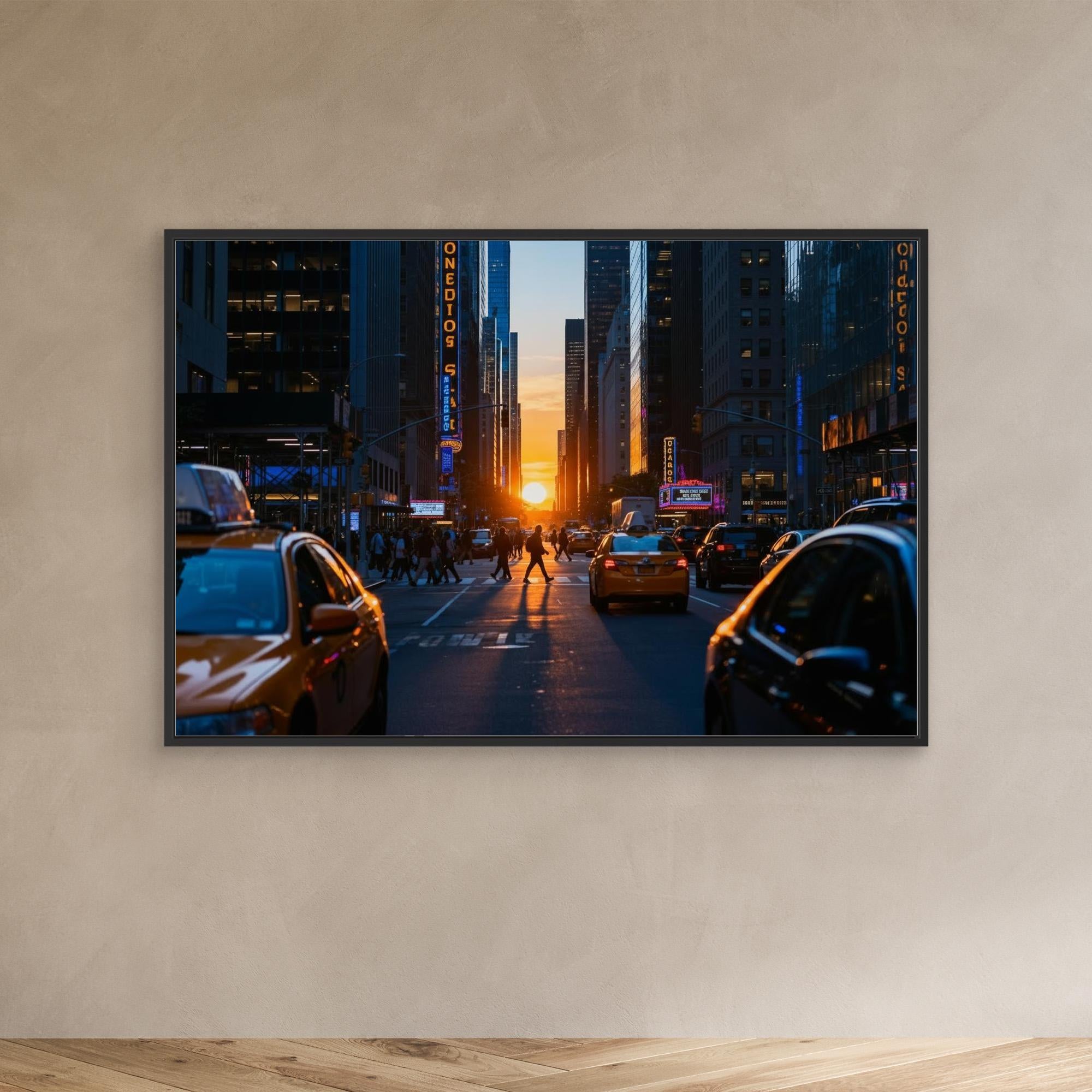 City Sunset Downtown